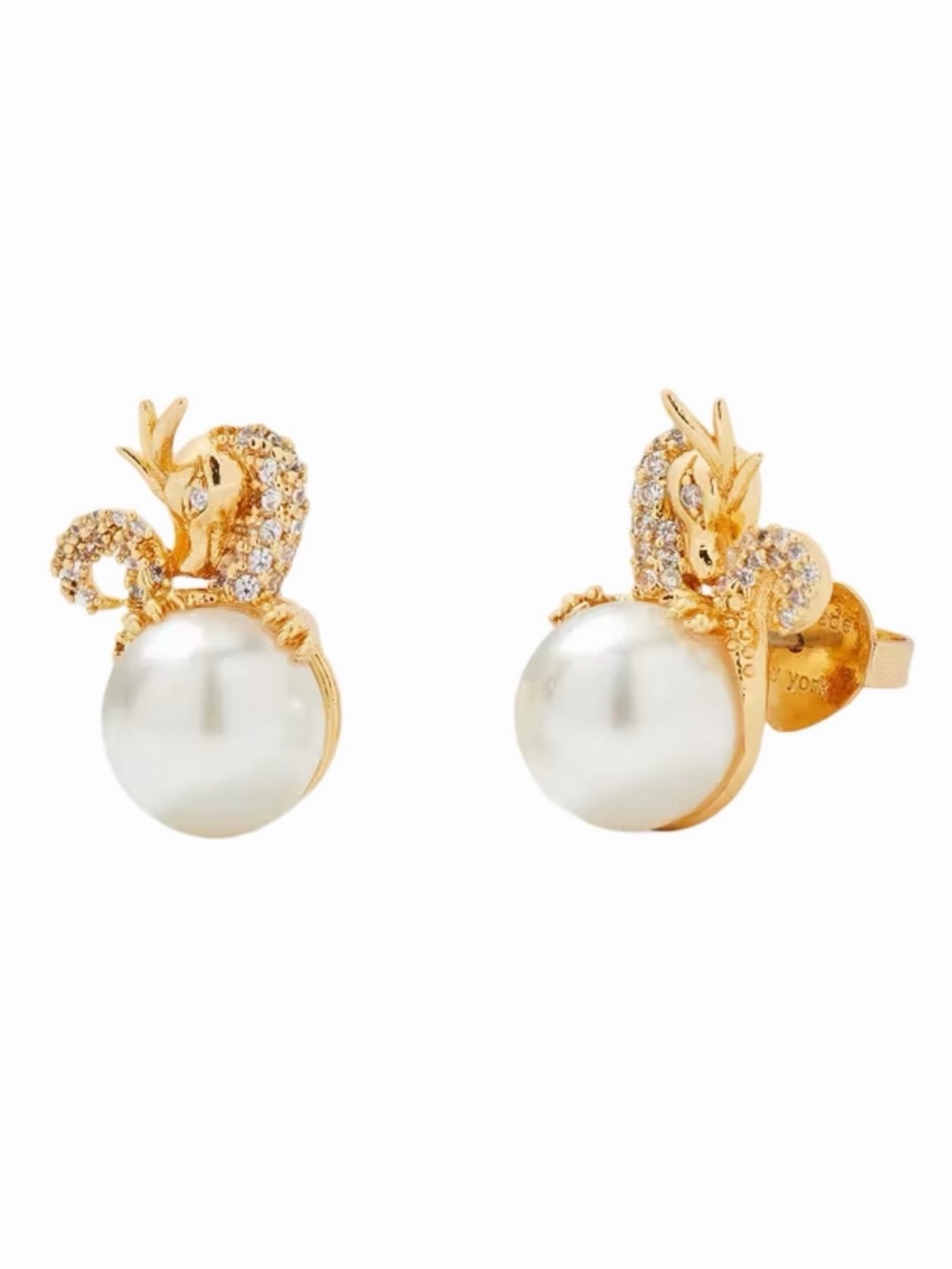 KATE SPADE • Dazzling Dragon Pearl Earrings